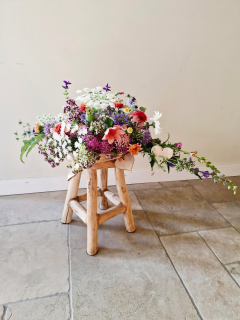 Bloemstuk M Biologische bloemen